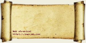 Avram Rnić vizit kartica